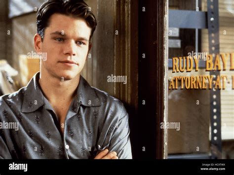 THE RAINMAKER, Matt Damon, 1997. ©Paramount Pictures/Courtesy Everett ...