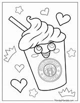 Starbucks Cup Coloring Page sketch template