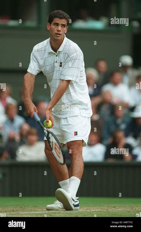 PETE SAMPRAS WIMBLEDON 05 July 1995 Stock Photo - Alamy