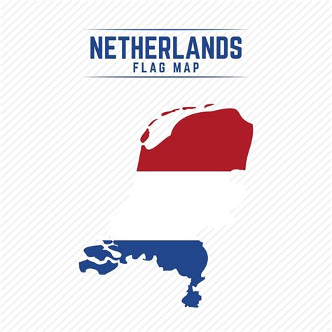 Flag Map of Netherlands 2400625 Vector Art at Vecteezy