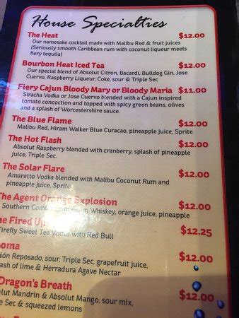 Bourbon Heat, New Orleans - French Quarter - Menu, Prices & Restaurant ...