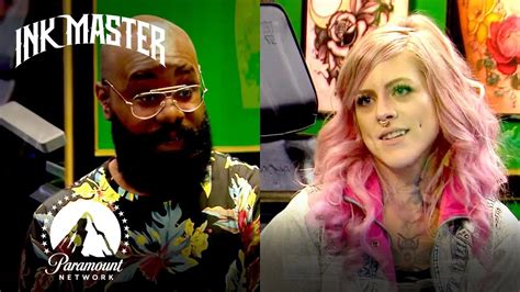 Ink Master Grudge Match Episode 6 - Tiara Gordon And Oba Jackson