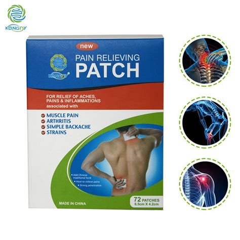 72Pcs KONGDY New Design Joint Knee Neck Pain Relief Chinese Pain Relieving Plaster Rheumatoid ...