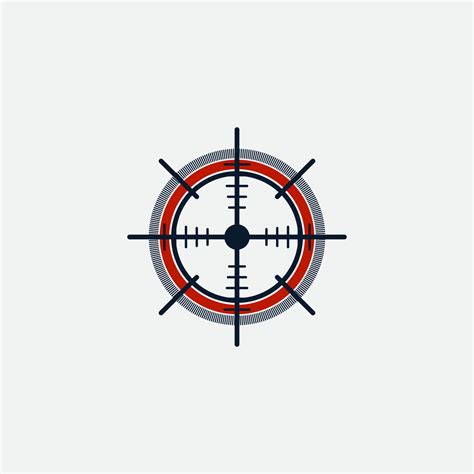 Shooting target vector illustration. Creative design. 8573347 Vector ...