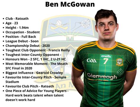 Meath Senior Hurling Player Profiles - Meath G.A.A.