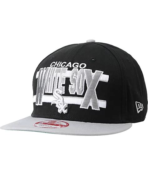 MLB New Era Chicago White Sox Word Stripe Snapback Hat | Zumiez