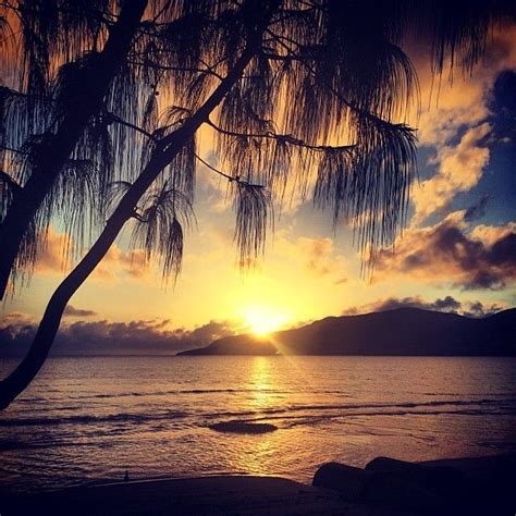 Which is your favourite Cairns sunrise picture a or b ?www.trinitybeachfront.com.au #cairns ...