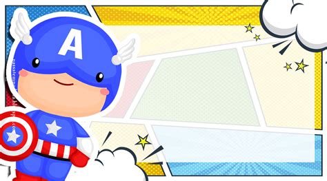 Free Printable Cards, Labels or Invitations of the Avengers. - Oh My ...