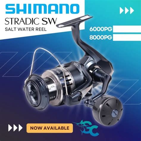 SHIMANO STRADIC SW SALTWATER REEL 4000XG 5000PG 6000PG 8000PG GoodCatch ...