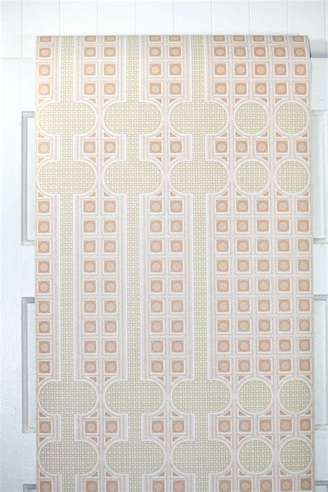 1970s Geometric Vintage Wallpaper – Hannah's Treasures Vintage Wallpaper