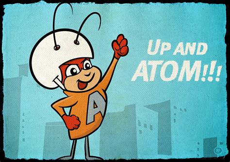 Hanna-Barbera Atom Ant in halftone | 2D illustration by Rowan Ferguson | Rowan, Illustration ...