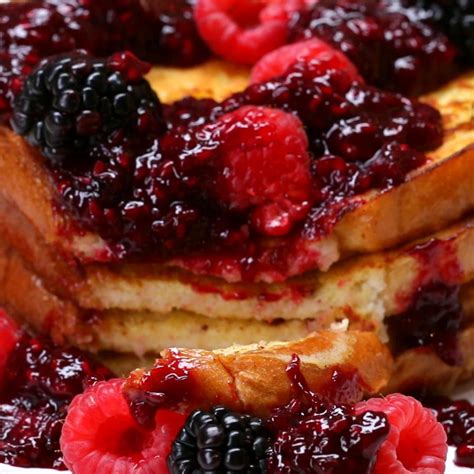 Mixed Berry French Toast Recipe by Tasty