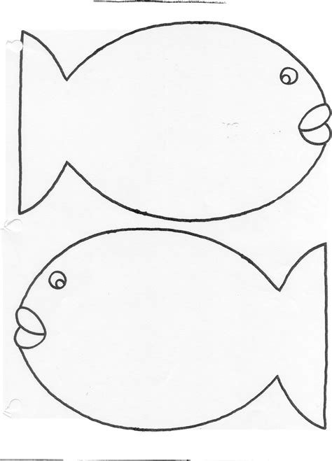 Rainbow Fish Template - Coloring Home