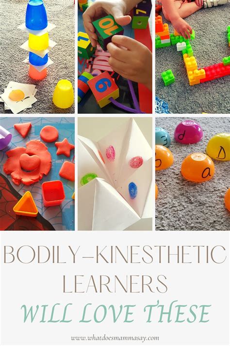 The Best Activities for Bodily Kinesthetic Learners - What Does Mamma Say? | Kinesthetic ...