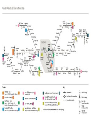 Manchester Tram Map - Fill Online, Printable, Fillable, Blank | pdfFiller