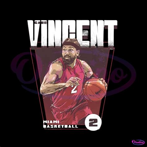 Gabe Vincent Miami Heat Basketball Player Png Silhouette Files