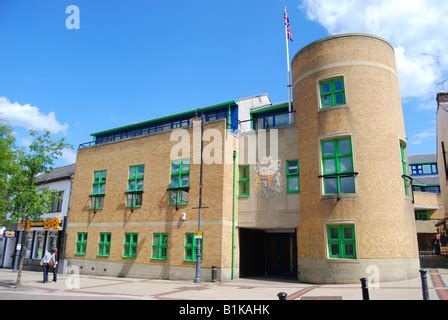 county court Luton town centre high street Bedfordshire england uk gb ...