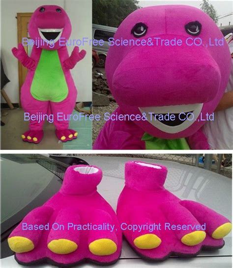 Best Quality Adult Barney Mascot Costumes Cartoon Outfit Custom Costumes Santa Costumes From ...