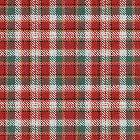 Red and Green Christmas Plaid wallpaper - eclectic_house - Spoonflower