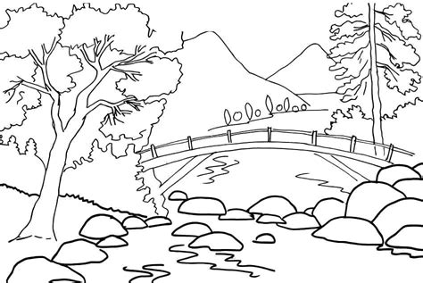 Printable River Scene Coloring Page Free Printable Coloring Pages For ...