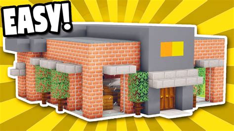 Minecraft: How To Make a Restaurant! - YouTube