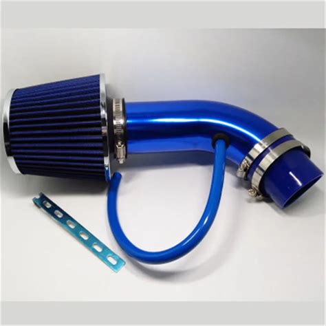 KCSZHXGS 76mm/3inch universal car cold air intake kit filter exhaust pipe aluminum intake pipe ...