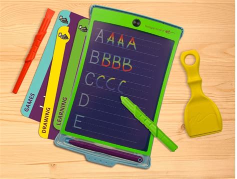 Boogie Board Magic Sketch Colour LCD Writing Tablet + 4 Different Stylus and 9 Double-Sided ...