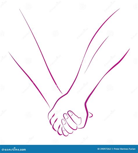 Holding Hands Stock Vector - Image: 39097262