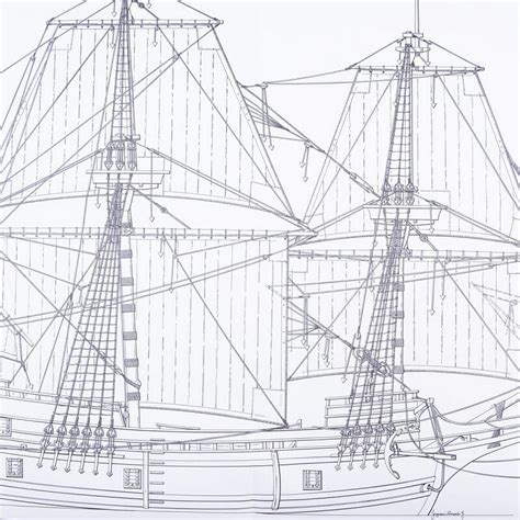 Mayflower Model Ship Plans - Amati (AM1013)