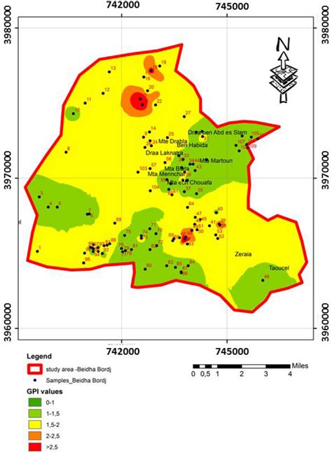 Distribution of groundwater quality of the study area based on... | Download Scientific Diagram