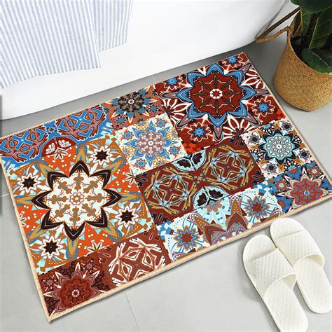 Kitchen Mat Non Slip Vintage Door Mats Doormats Indoor Outdoor Washable ...