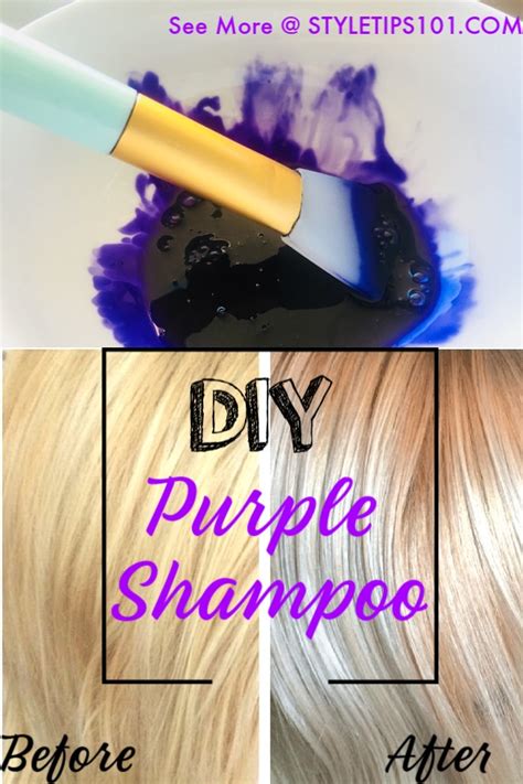 DIY Purple Shampoo - How to Make Your Own Purple Shampoo