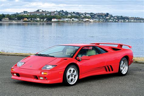 Images Lamborghini 1998-200 Diablo VT Red Cars