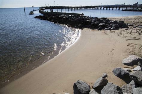 Beach and water in Dunkirk, MD