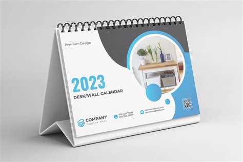 Desk Calendar Template 2023 | Creative Market