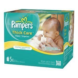 Pampers ThickCare Wipes, Bulk Pack, Unscented, 360 ea - Health products shopHealth products shop