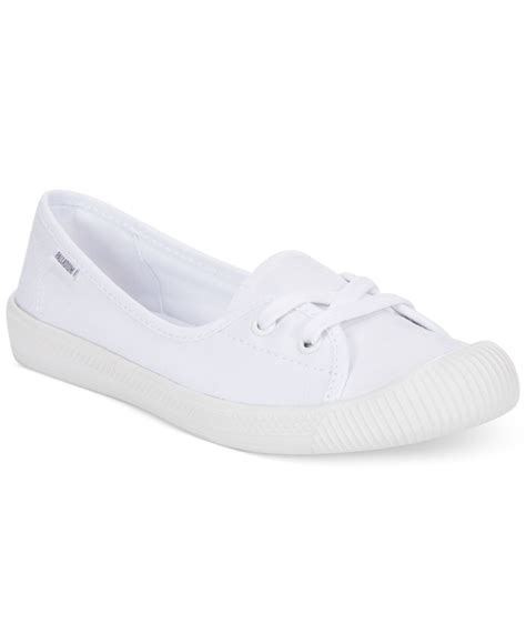 Palladium Women'S Flex Ballet Flat Sneakers in White | Lyst