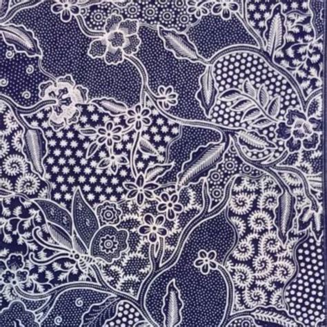 Batik print blue-white fabrics