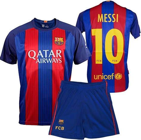 Official Replica FC BARCELONA 2016-2017, Child's MESSI Kit- Size: 10 years : Amazon.co.uk ...