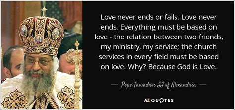 TOP 8 QUOTES BY POPE TAWADROS II OF ALEXANDRIA | A-Z Quotes