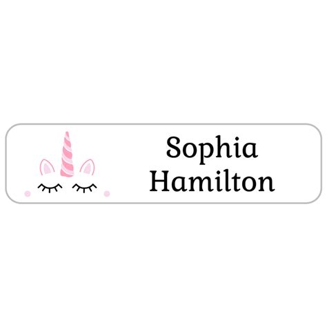 Name Labels - Waterproof Kids Labels | Name Bubbles School Name Labels, Unicorn Names, Kids ...