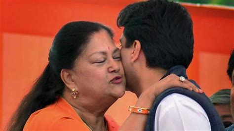 Good to be on same team: Ex-Rajasthan CM Vasundhara Raje welcomes ...