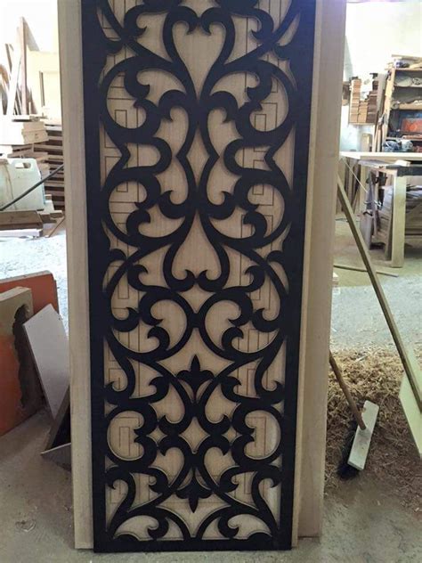 cnc design | Cnc design, Wooden front door design, Door glass design