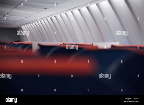 interior of airplane Stock Photo - Alamy