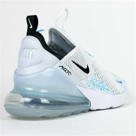 Nike Air Max 270 White Mens Low Top Custom 'Tiff' Shoes Running All Sizes 4-14 - Athletic