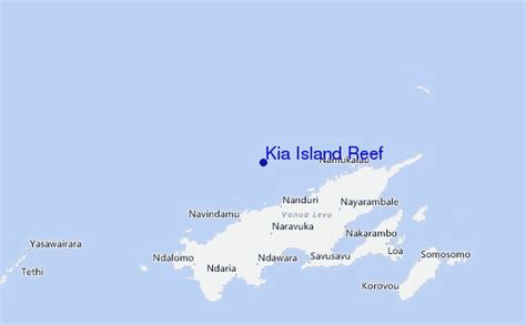 Kia Island Reef Surf Forecast and Surf Reports (Viti Levu, Fiji)