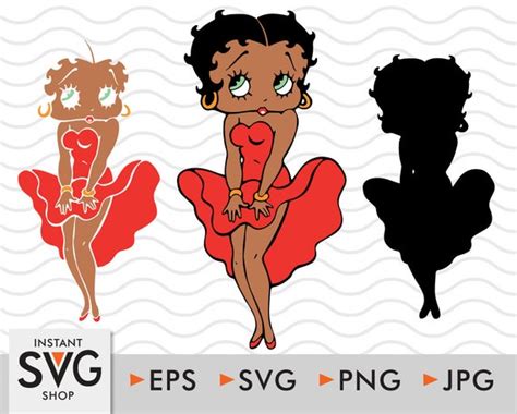 Betty Boop Svg American African Girl Svg African Woman Svg - Etsy