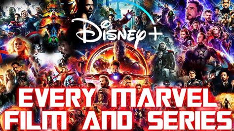 Disney Plus UK Marvel Section - YouTube