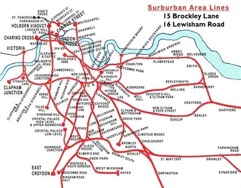 SECR Carriage Map