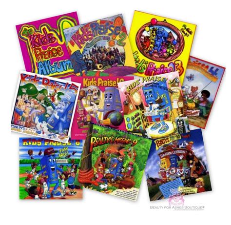 Psalty's Childrens Kids Praise Christian Songs Singalong Worship 1-10 Set of 10 - CDs